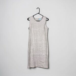 J Mclaughlin Linen Xandra Dress Size 6 Coastal Euro Summer Minimalist Lagom